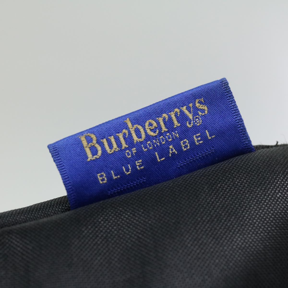 BURBERRY Blue Label Nova Check Tote Bag 2Set Black Auth bs2526