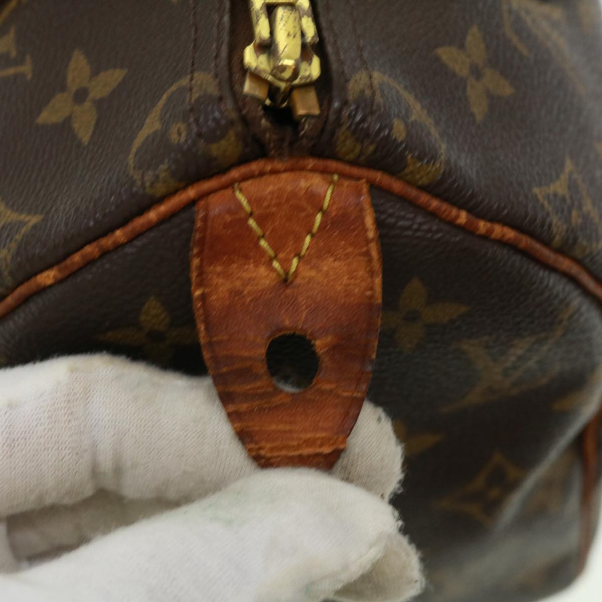 LOUIS VUITTON Monogram Speedy 25 Hand Bag M41528 LV Auth bs2570