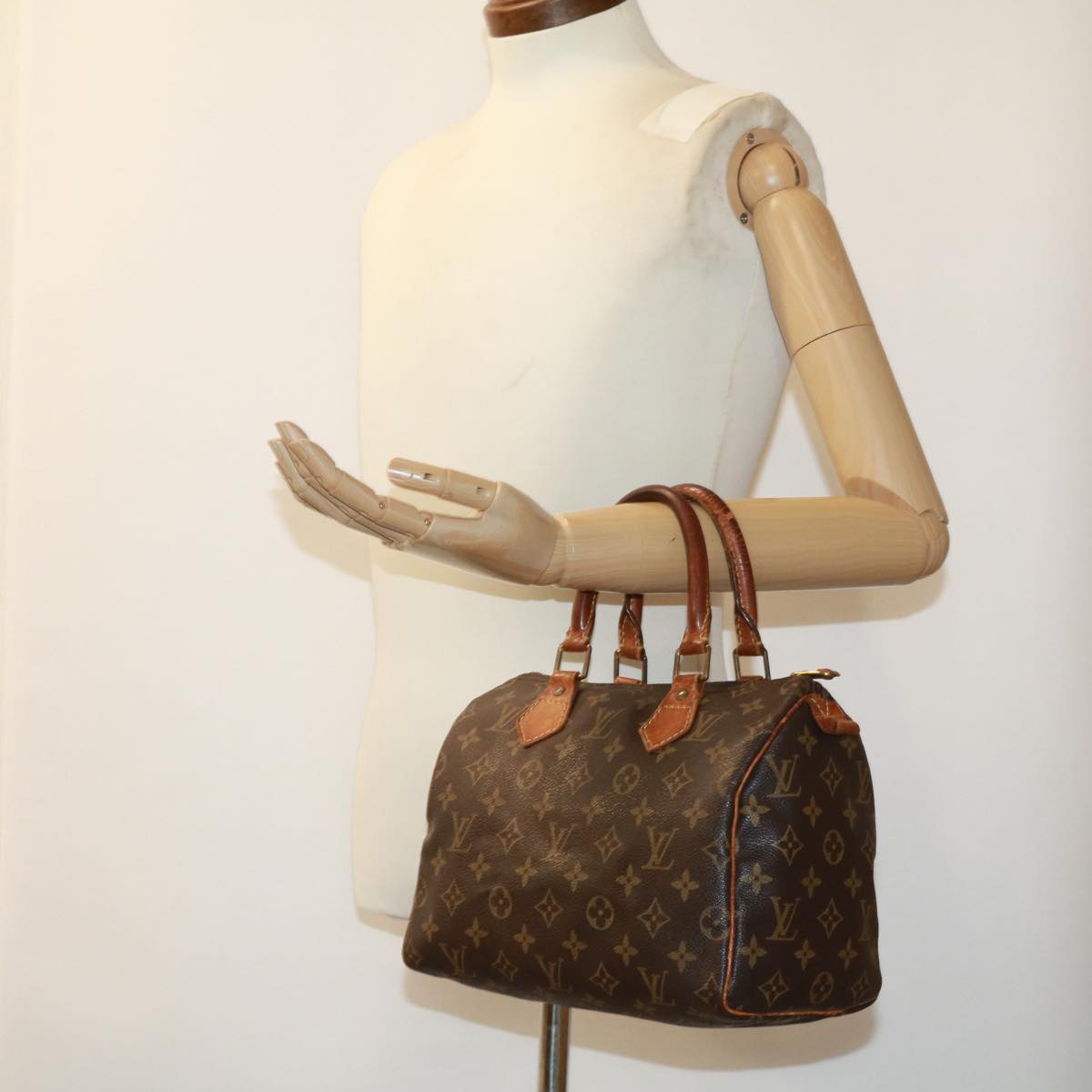 LOUIS VUITTON Monogram Speedy 25 Hand Bag M41528 LV Auth bs2570