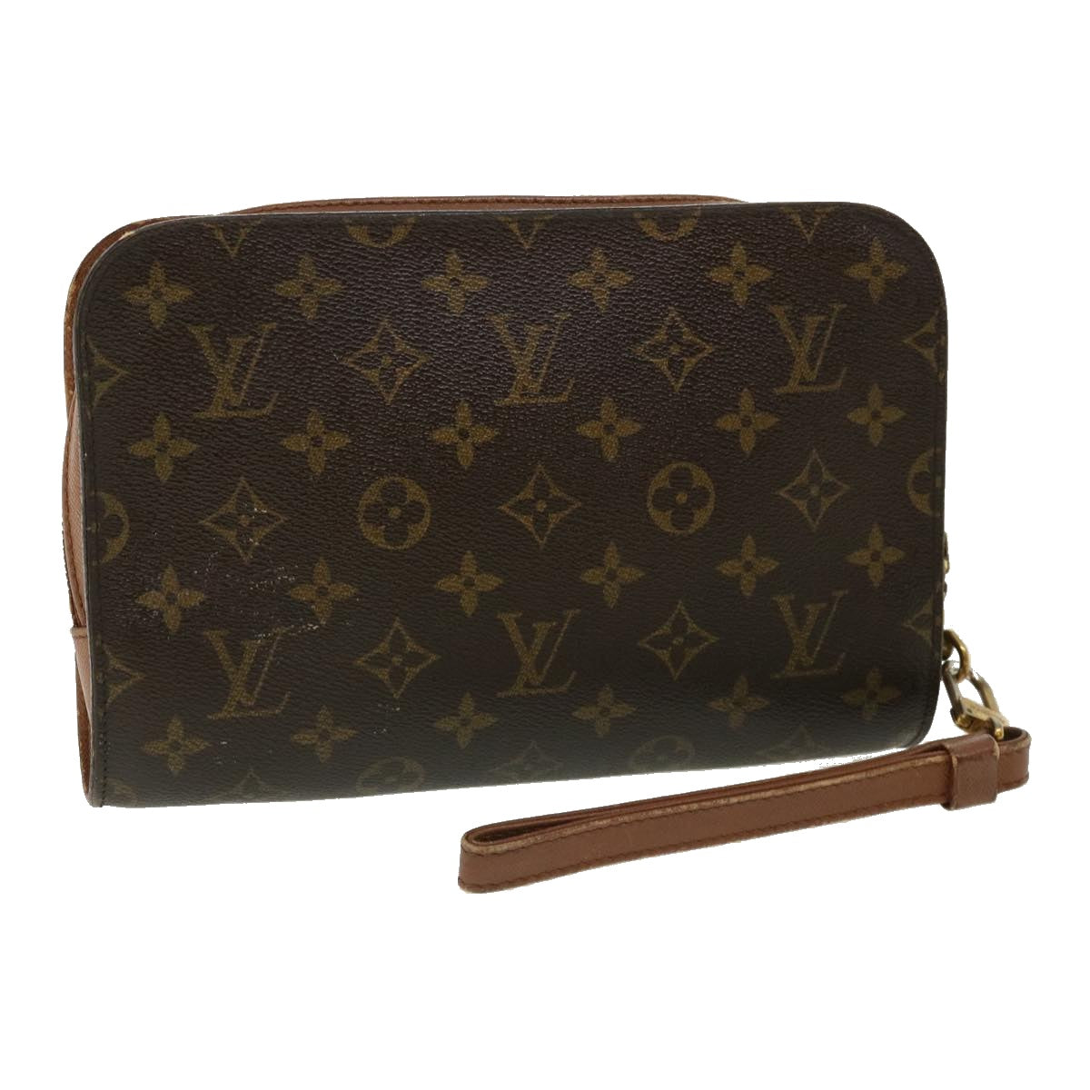 LOUIS VUITTON Monogram Orsay Clutch Bag M51790 LV Auth bs2592