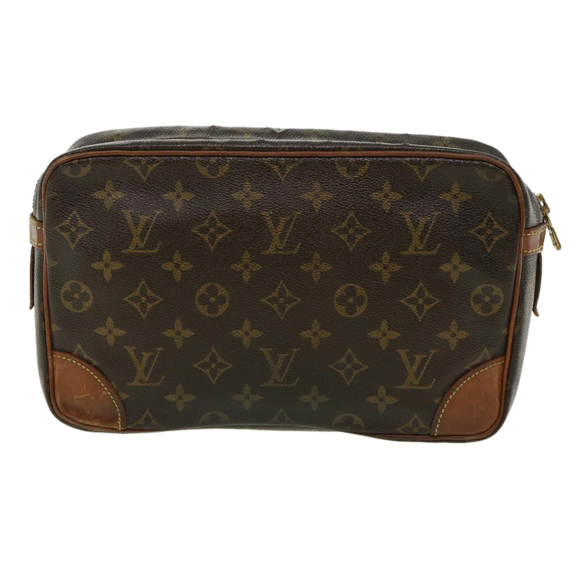 LOUIS VUITTON Monogram Compiegne 28 Clutch Bag M51845 LV Auth bs2621 - 0