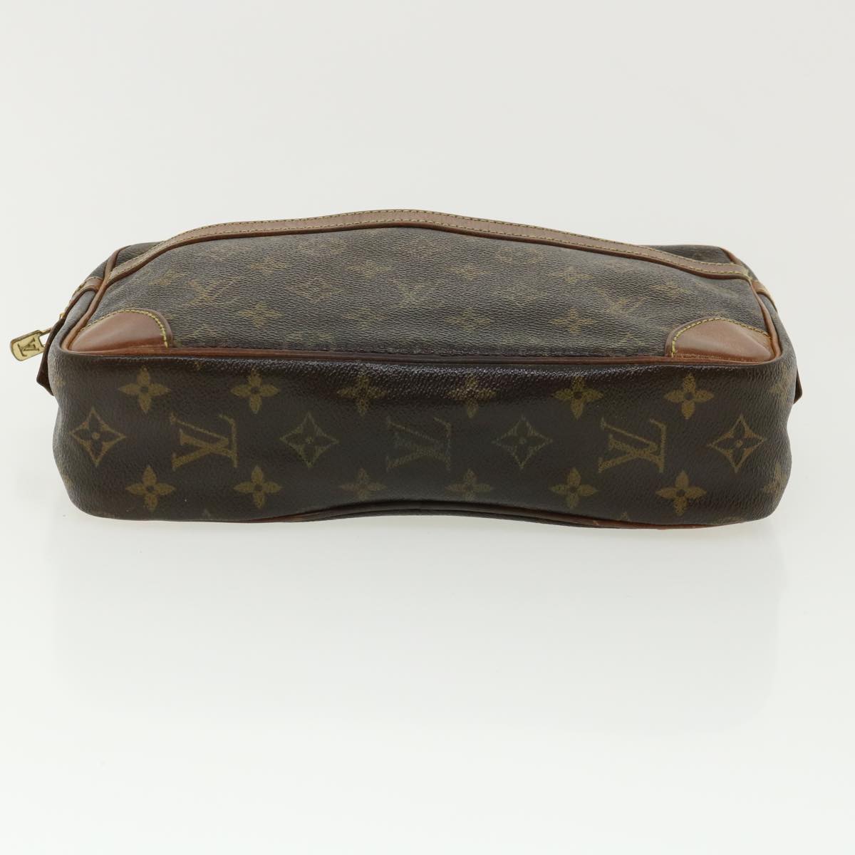 LOUIS VUITTON Monogram Compiegne 28 Clutch Bag M51845 LV Auth bs2621