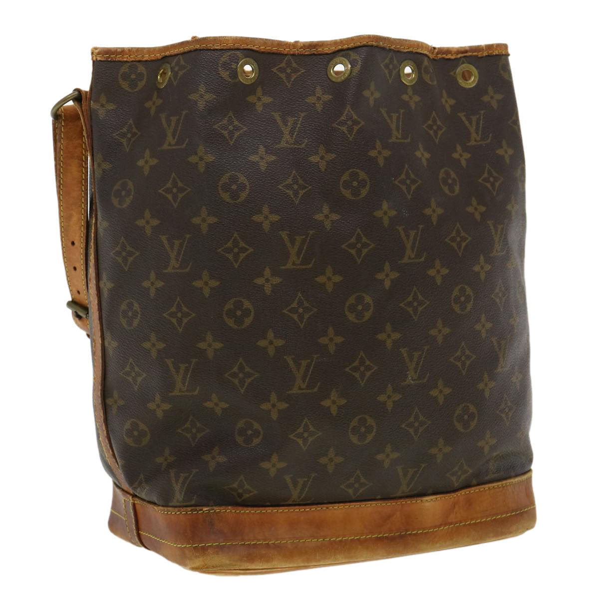 LOUIS VUITTON Monogram Noe Shoulder Bag M42224 LV Auth bs2638