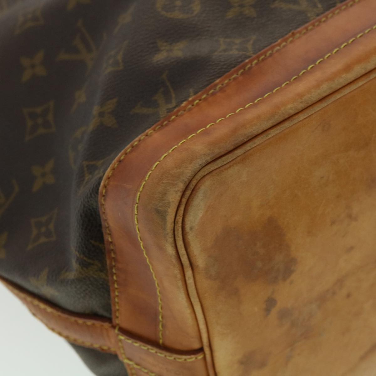 LOUIS VUITTON Monogram Noe Shoulder Bag M42224 LV Auth bs2638