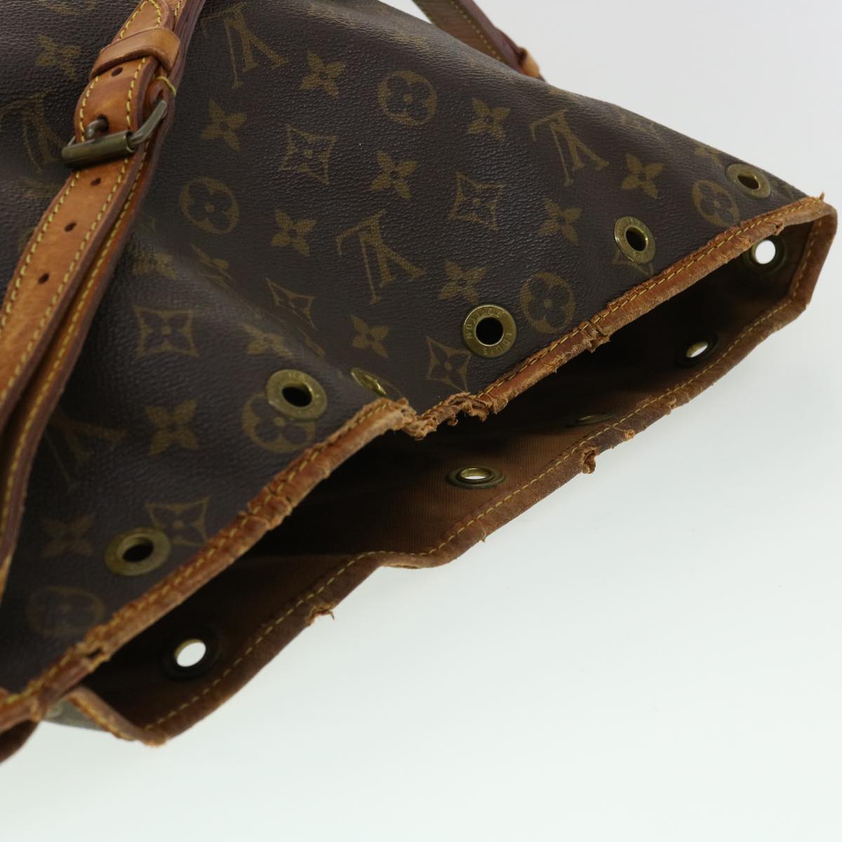 LOUIS VUITTON Monogram Noe Shoulder Bag M42224 LV Auth bs2638