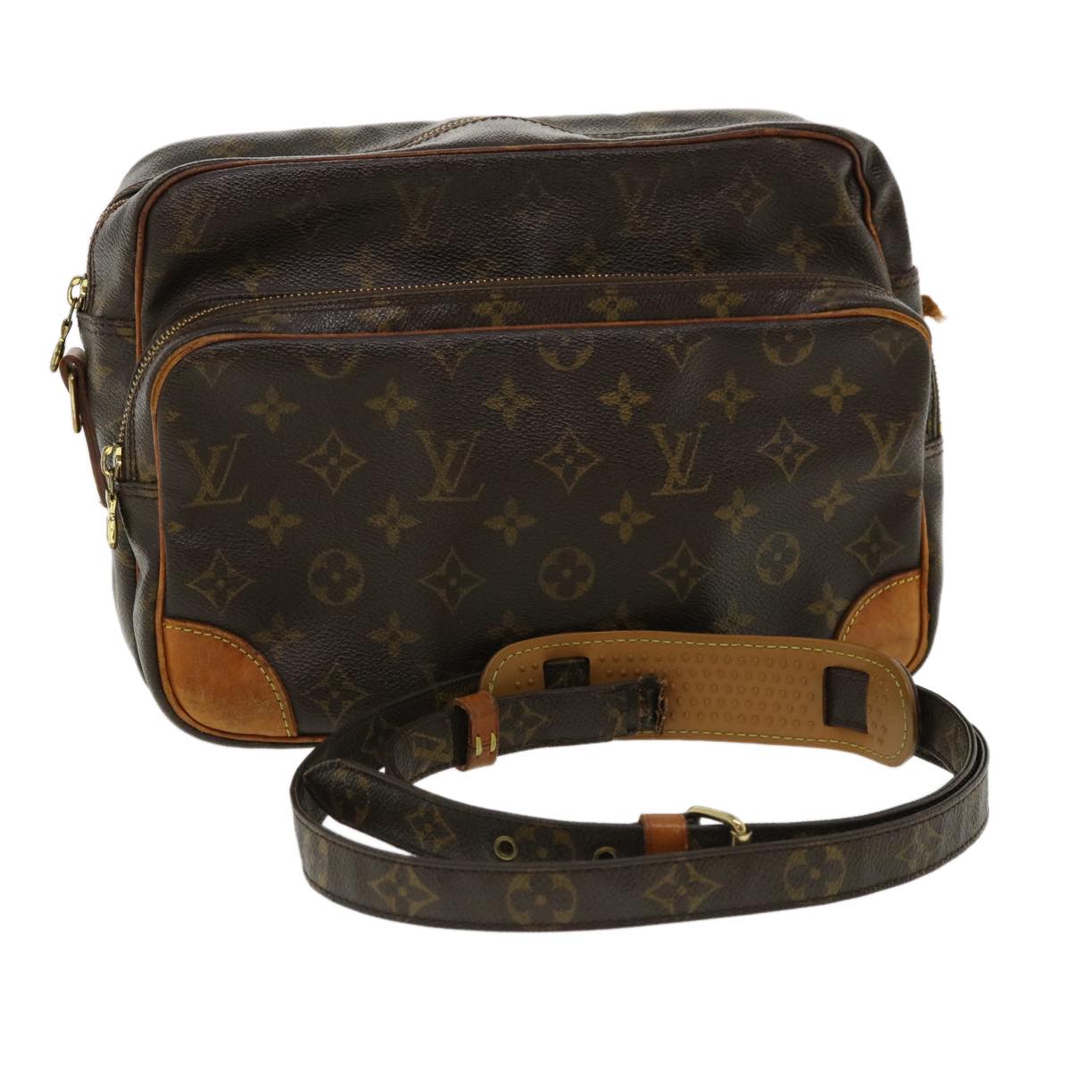 LOUIS VUITTON Monogram Nile Shoulder Bag M45244 LV Auth bs2688