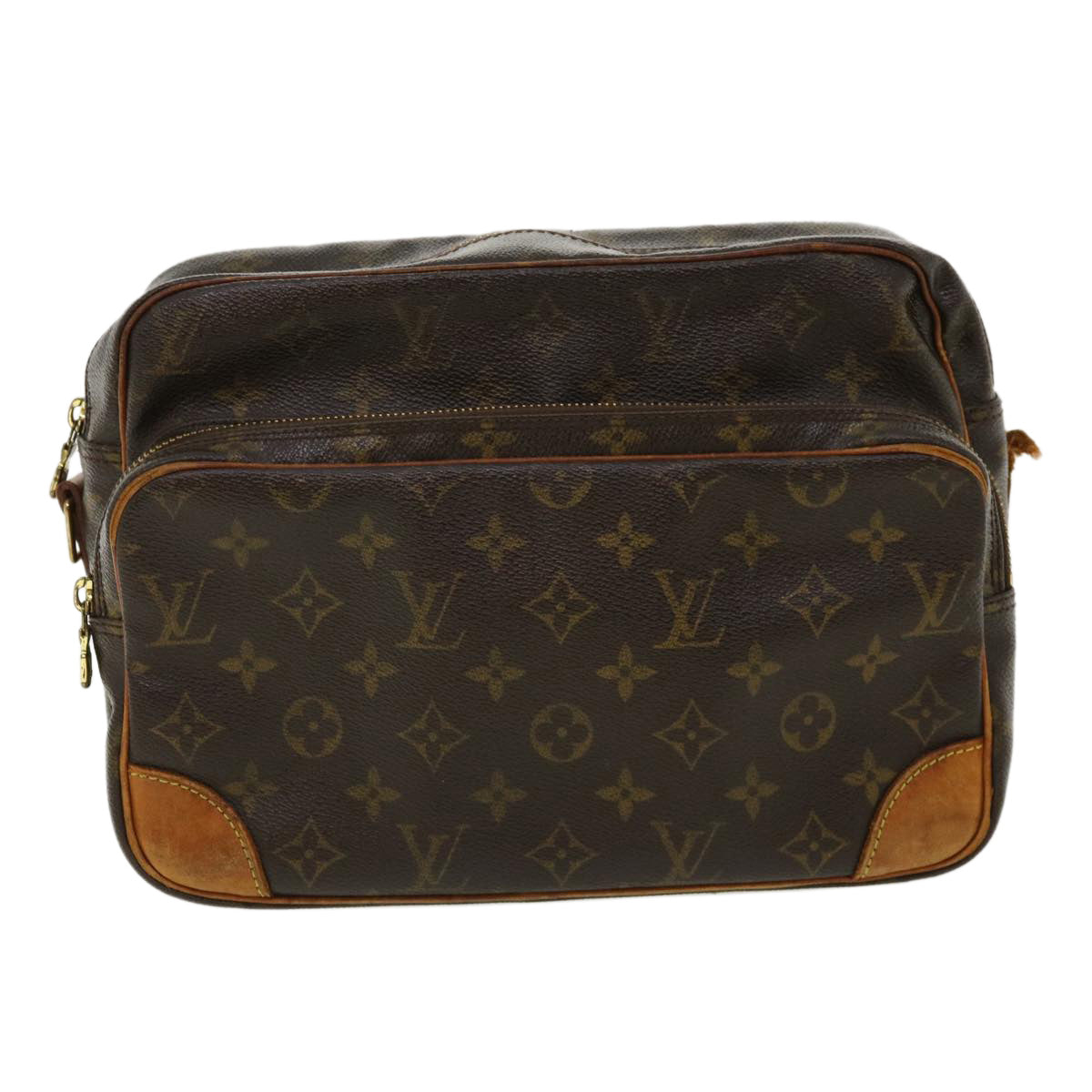 LOUIS VUITTON Monogram Nile Shoulder Bag M45244 LV Auth bs2688