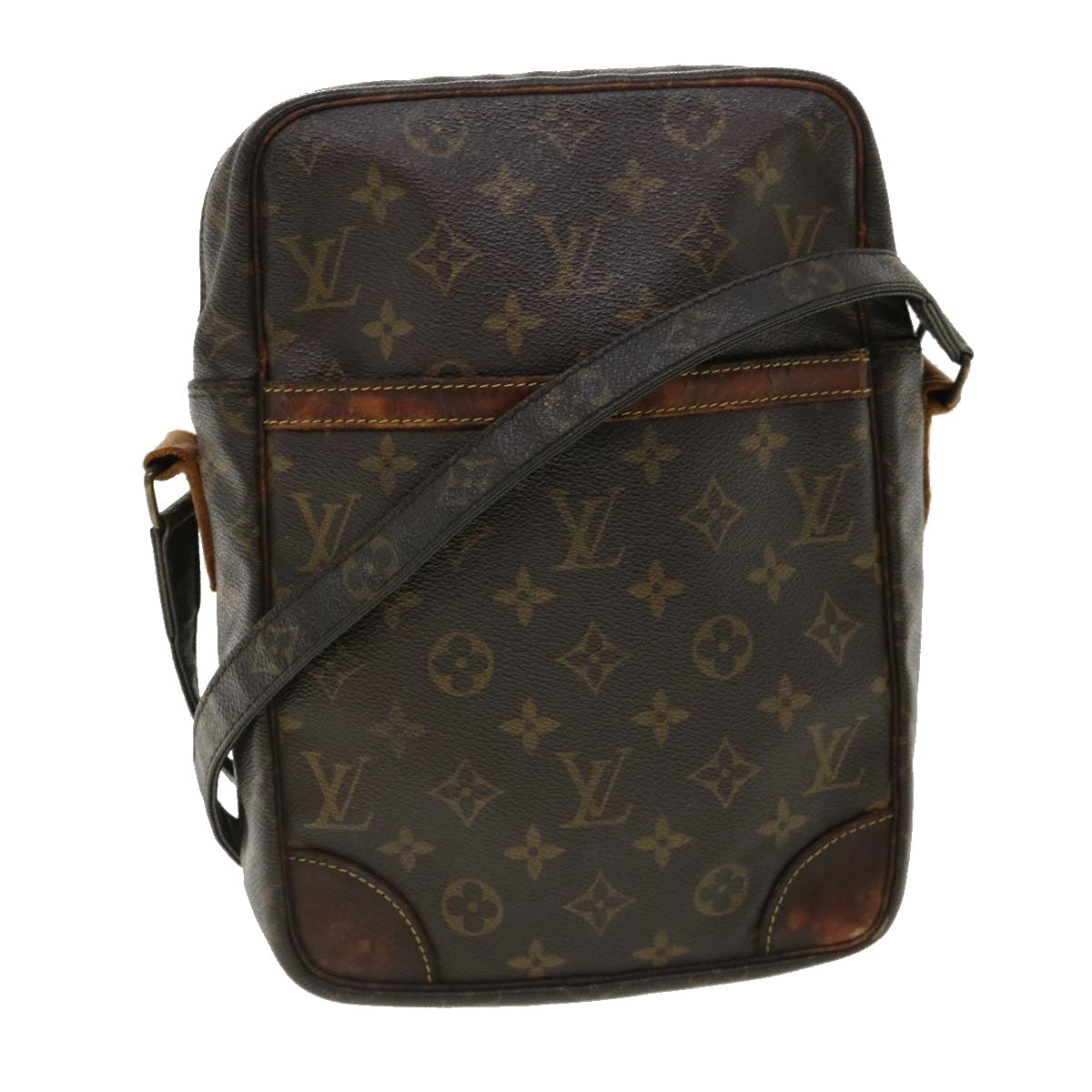 LOUIS VUITTON Monogram DanubeMM Shoulder Bag M45264 LV Auth bs2699