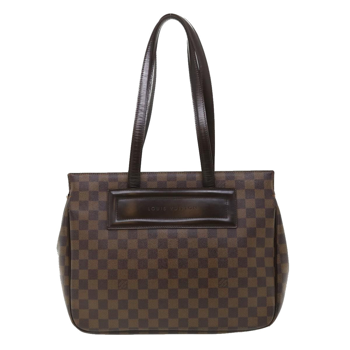 LOUIS VUITTON Damier Ebene Parioli PM Tote Bag N51123 LV Auth bs2707