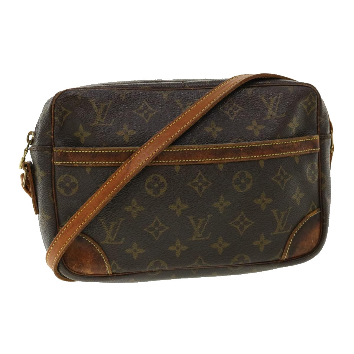 LOUIS VUITTON Monogram Trocadero 27 Shoulder Bag M51274 LV Auth bs2708