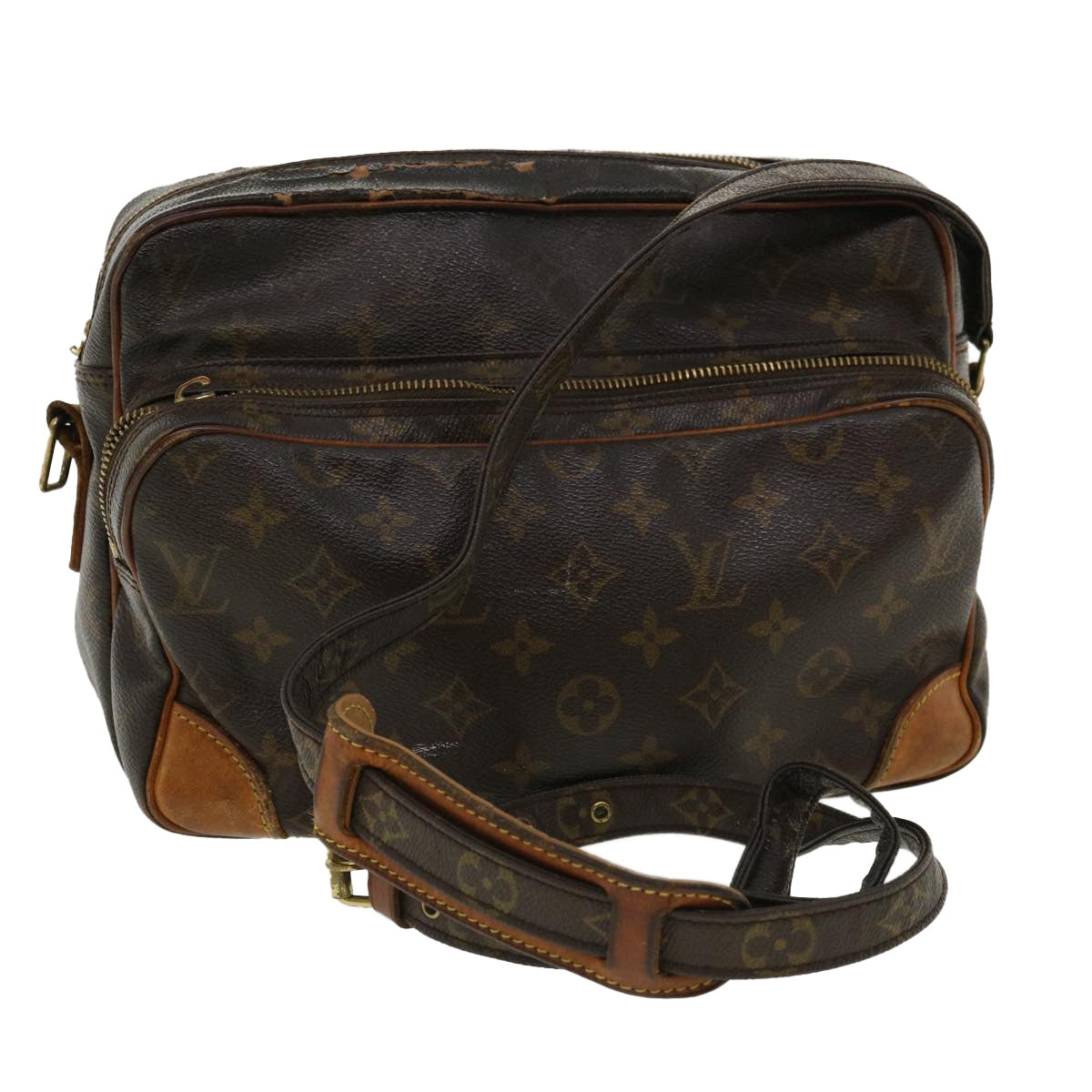 LOUIS VUITTON Monogram Nile Shoulder Bag M45244 LV Auth bs2718