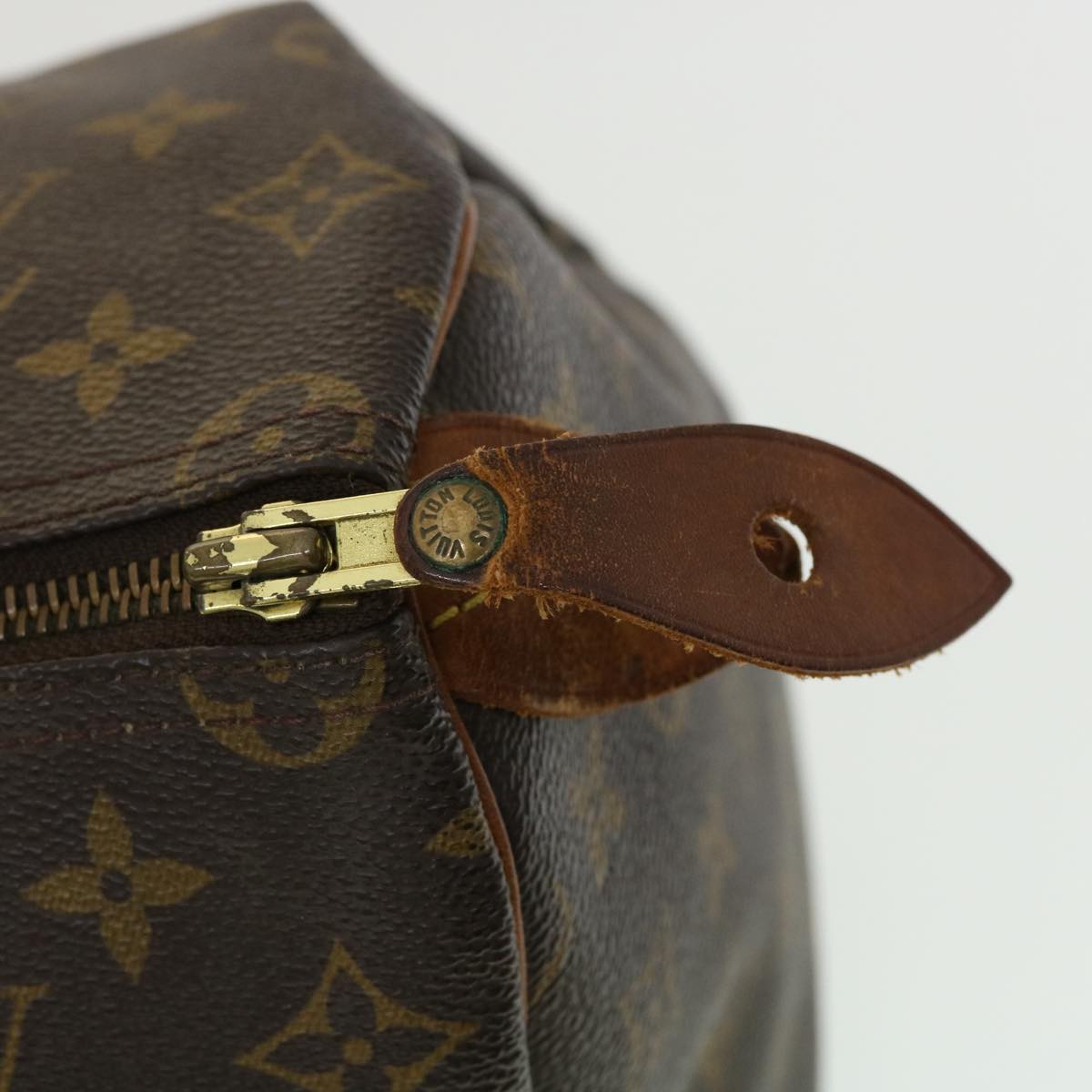 LOUIS VUITTON Monogram Speedy 35 Hand Bag M41524 LV Auth bs2732