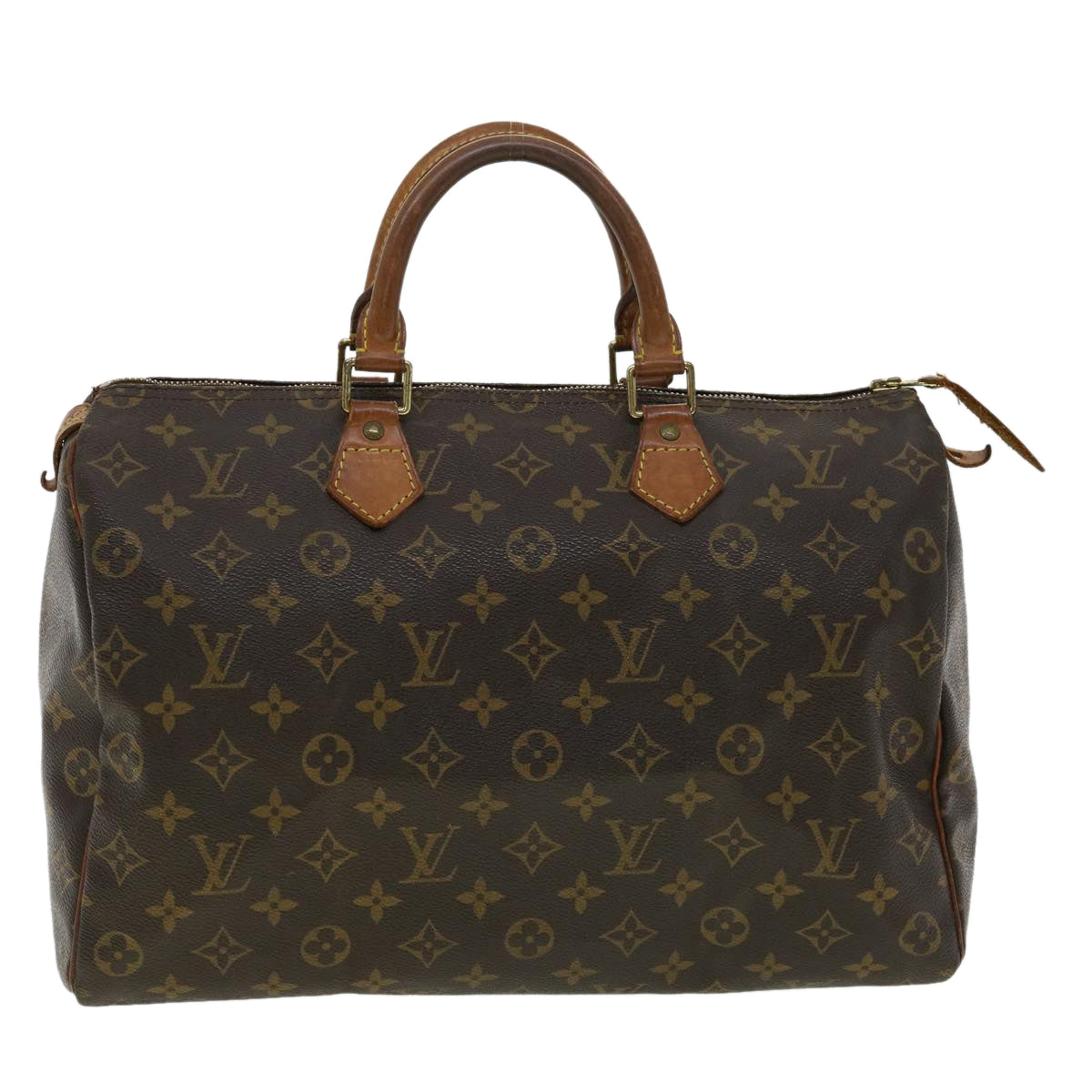 LOUIS VUITTON Monogram Speedy 35 Hand Bag M41524 LV Auth bs2732