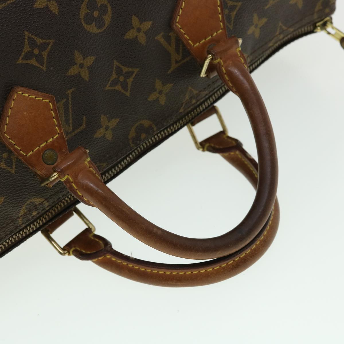 LOUIS VUITTON Monogram Speedy 35 Hand Bag M41524 LV Auth bs2732