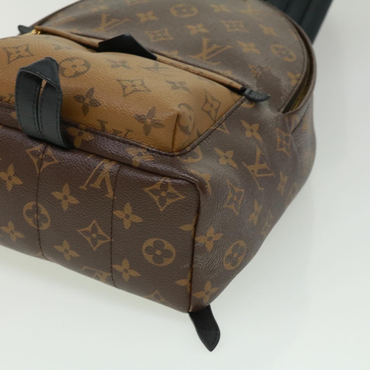 LOUIS VUITTON Monogram Reverse Palm Springs PM Backpack M44870 LV Auth bs2818