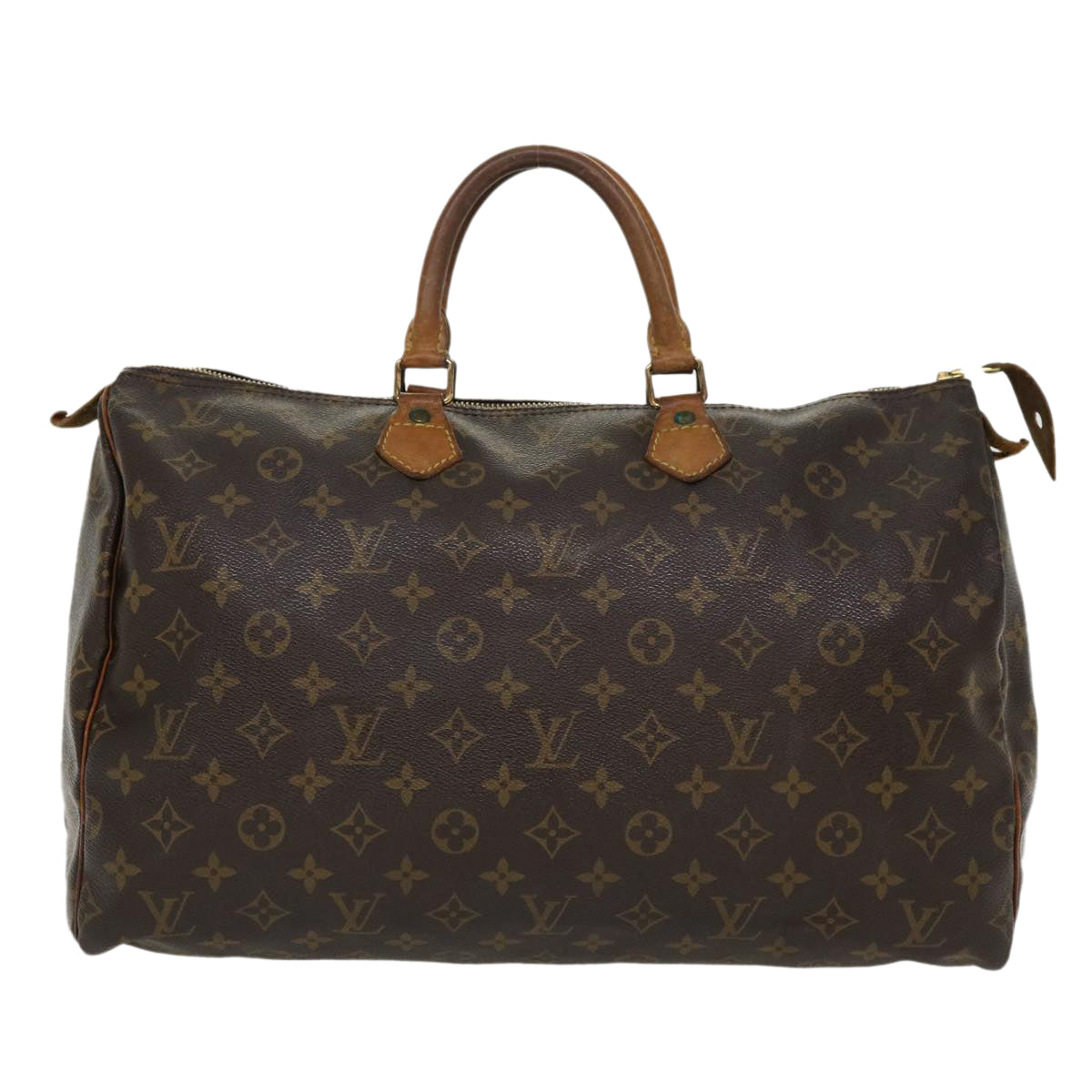 LOUIS VUITTON Monogram Speedy 40 Hand Bag M41522 LV Auth bs2893