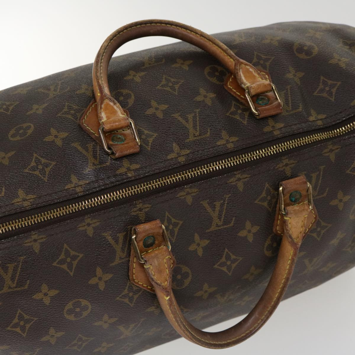 LOUIS VUITTON Monogram Speedy 40 Hand Bag M41522 LV Auth bs2893