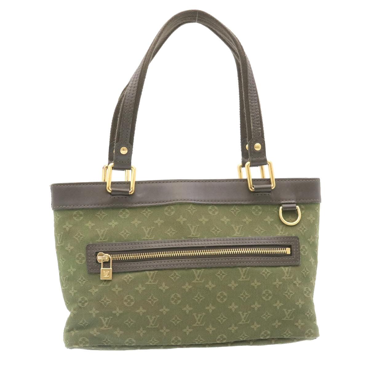 LOUIS VUITTON Monogram Mini Lucille PM Hand Bag TST Khaki M92682 LV Auth bs297