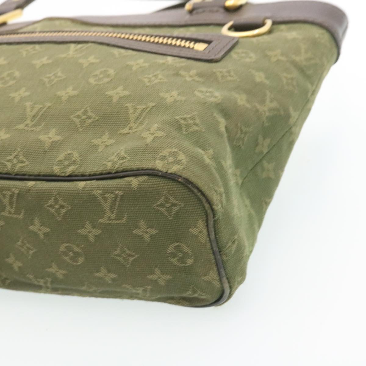 LOUIS VUITTON Monogram Mini Lucille PM Hand Bag TST Khaki M92682 LV Auth bs297