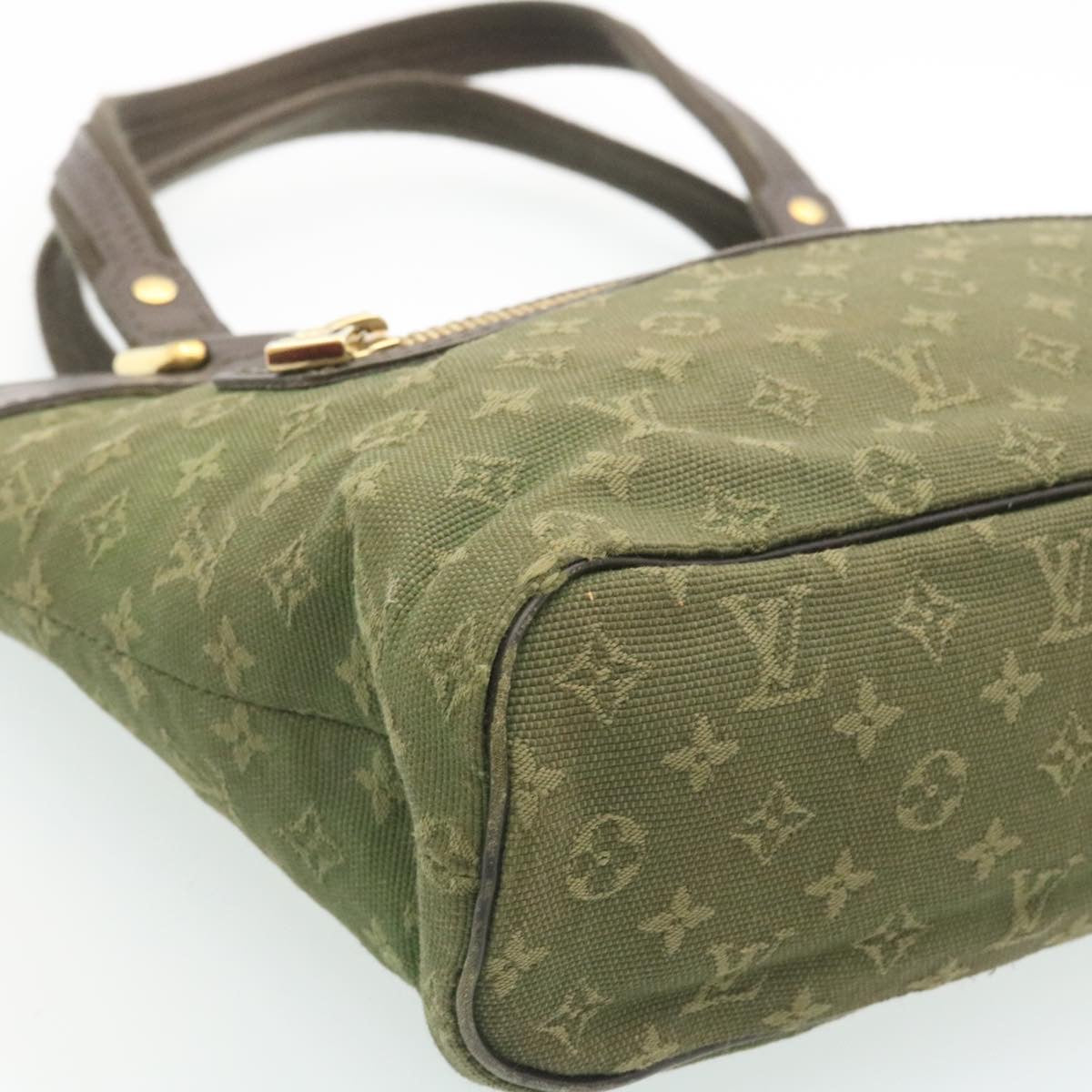 LOUIS VUITTON Monogram Mini Lucille PM Hand Bag TST Khaki M92682 LV Auth bs297