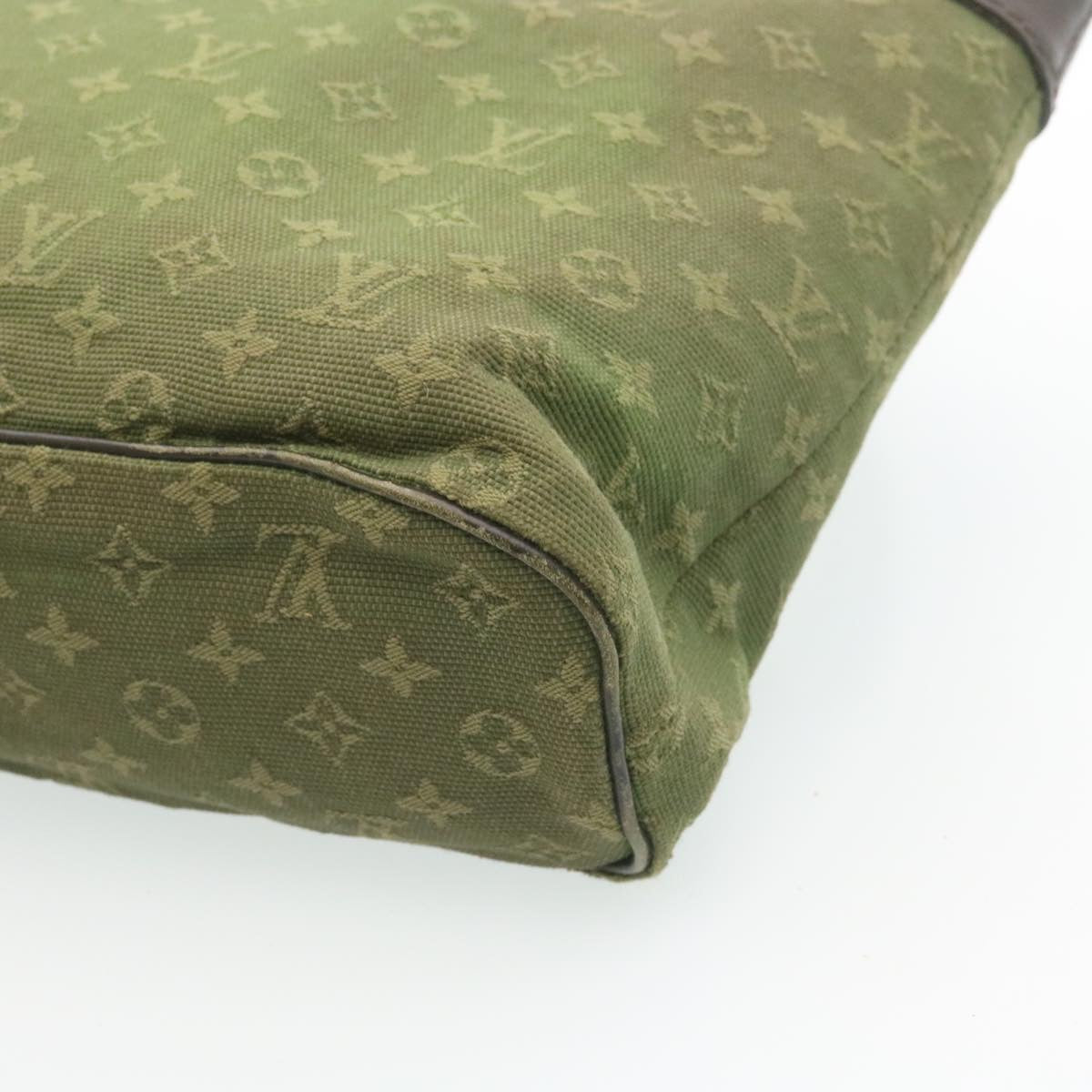 LOUIS VUITTON Monogram Mini Lucille PM Hand Bag TST Khaki M92682 LV Auth bs297