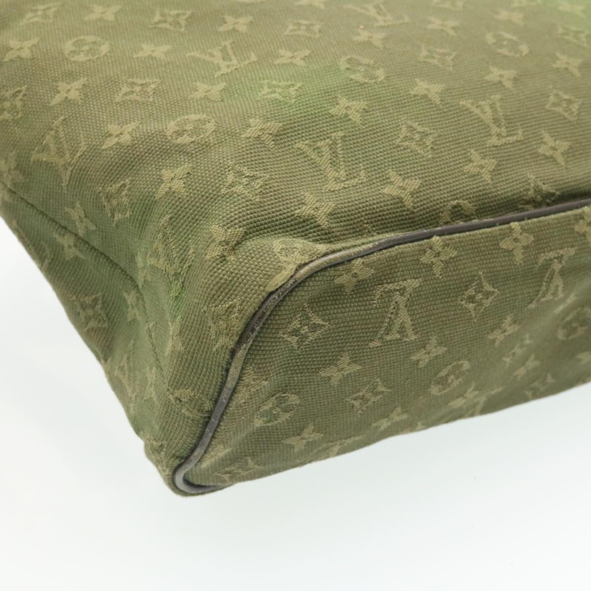 LOUIS VUITTON Monogram Mini Lucille PM Hand Bag TST Khaki M92682 LV Auth bs297