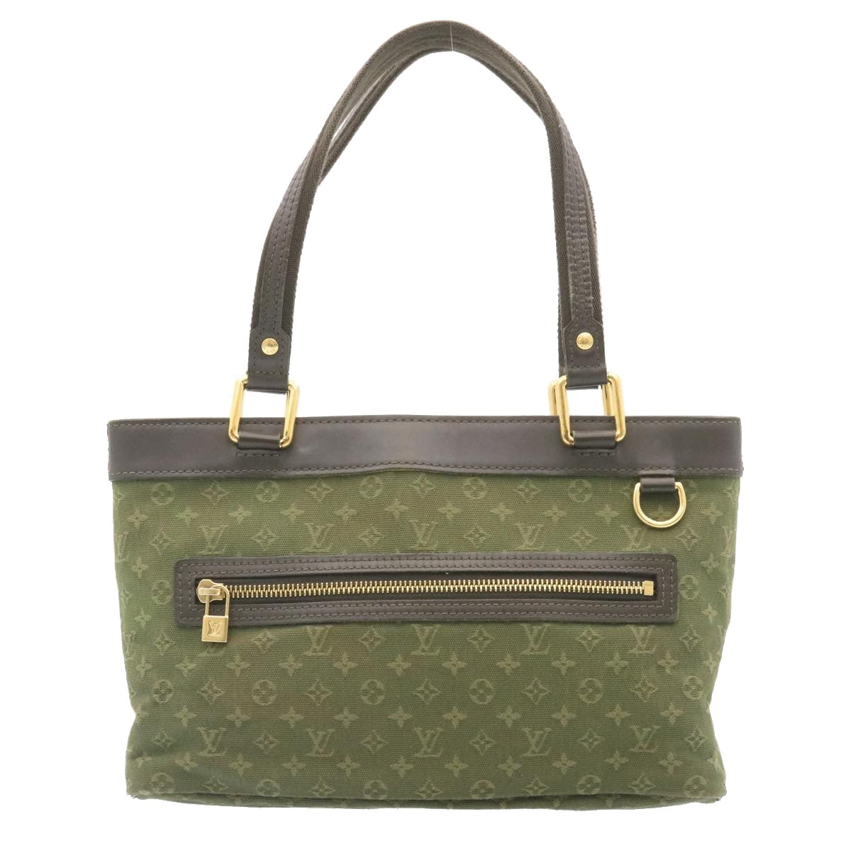 LOUIS VUITTON Monogram Mini Lucille PM Hand Bag TST Khaki M92682 LV Auth bs297