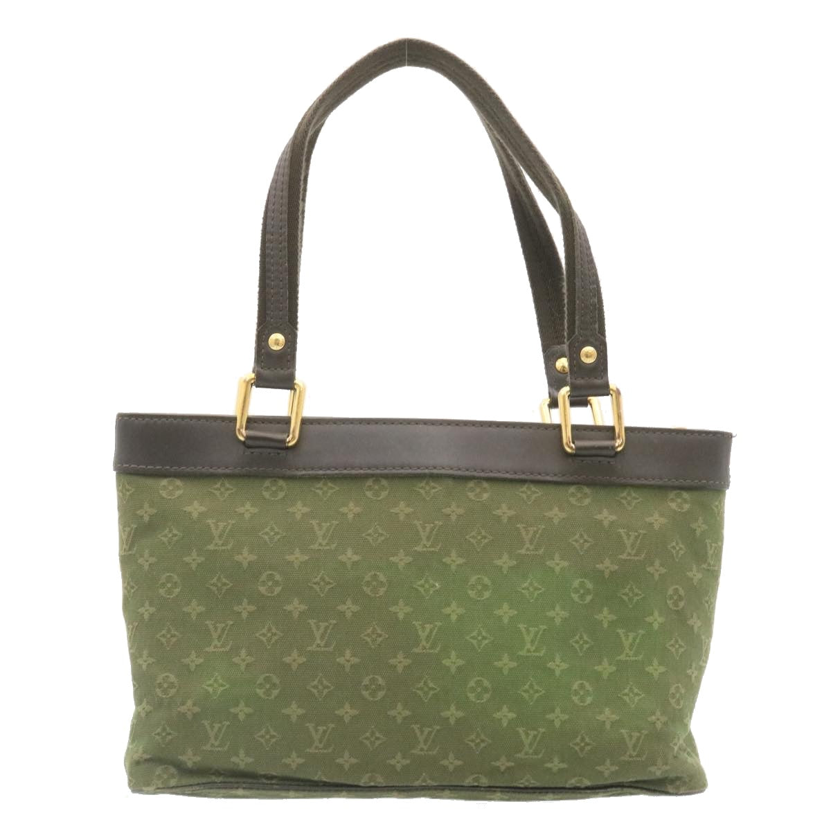 LOUIS VUITTON Monogram Mini Lucille PM Hand Bag TST Khaki M92682 LV Auth bs297