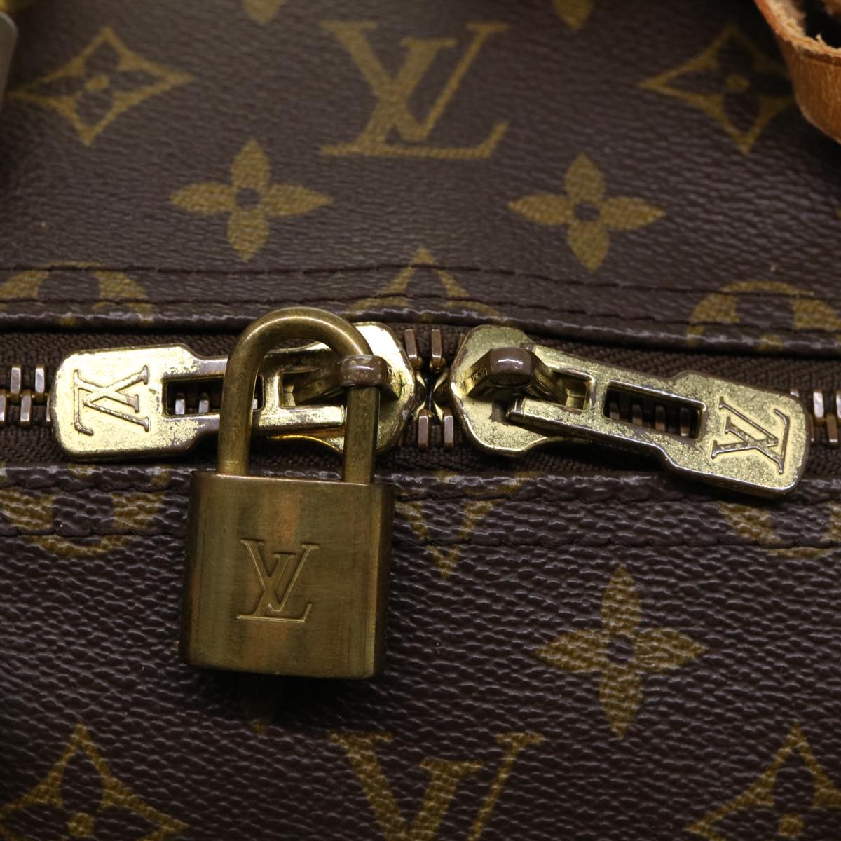 LOUIS VUITTON Monogram Keepall Bandouliere 55 Boston Bag M41414 LV Auth bs3098