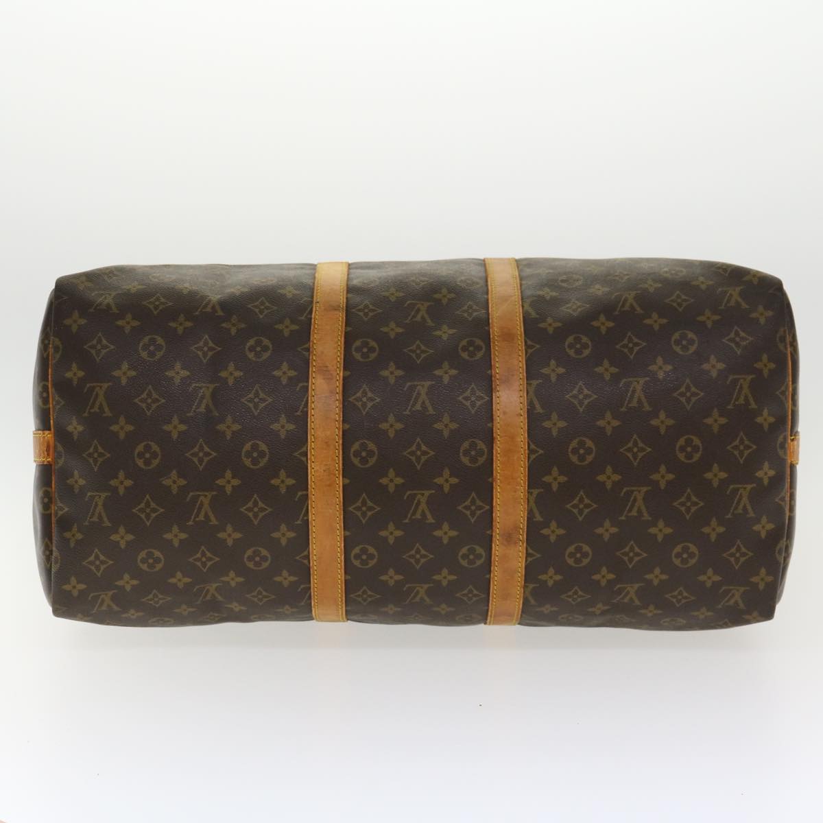 LOUIS VUITTON Monogram Keepall Bandouliere 55 Boston Bag M41414 LV Auth bs3098