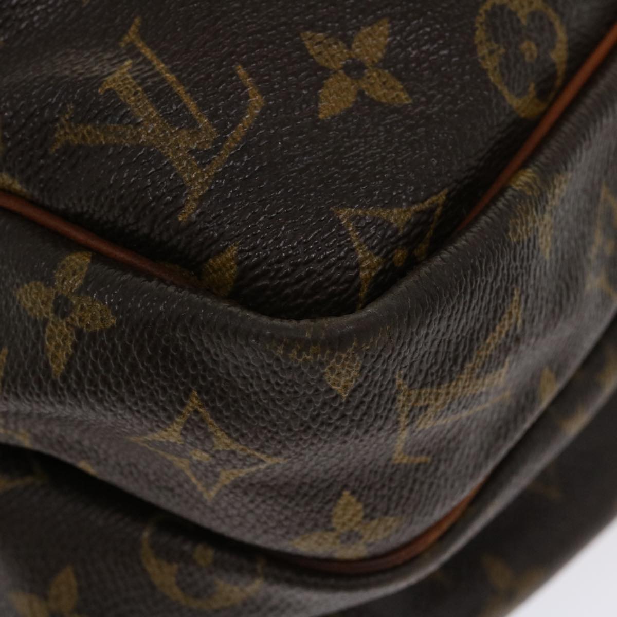 LOUIS VUITTON Monogram Reporter GM Shoulder Bag M45252 LV Auth bs3118