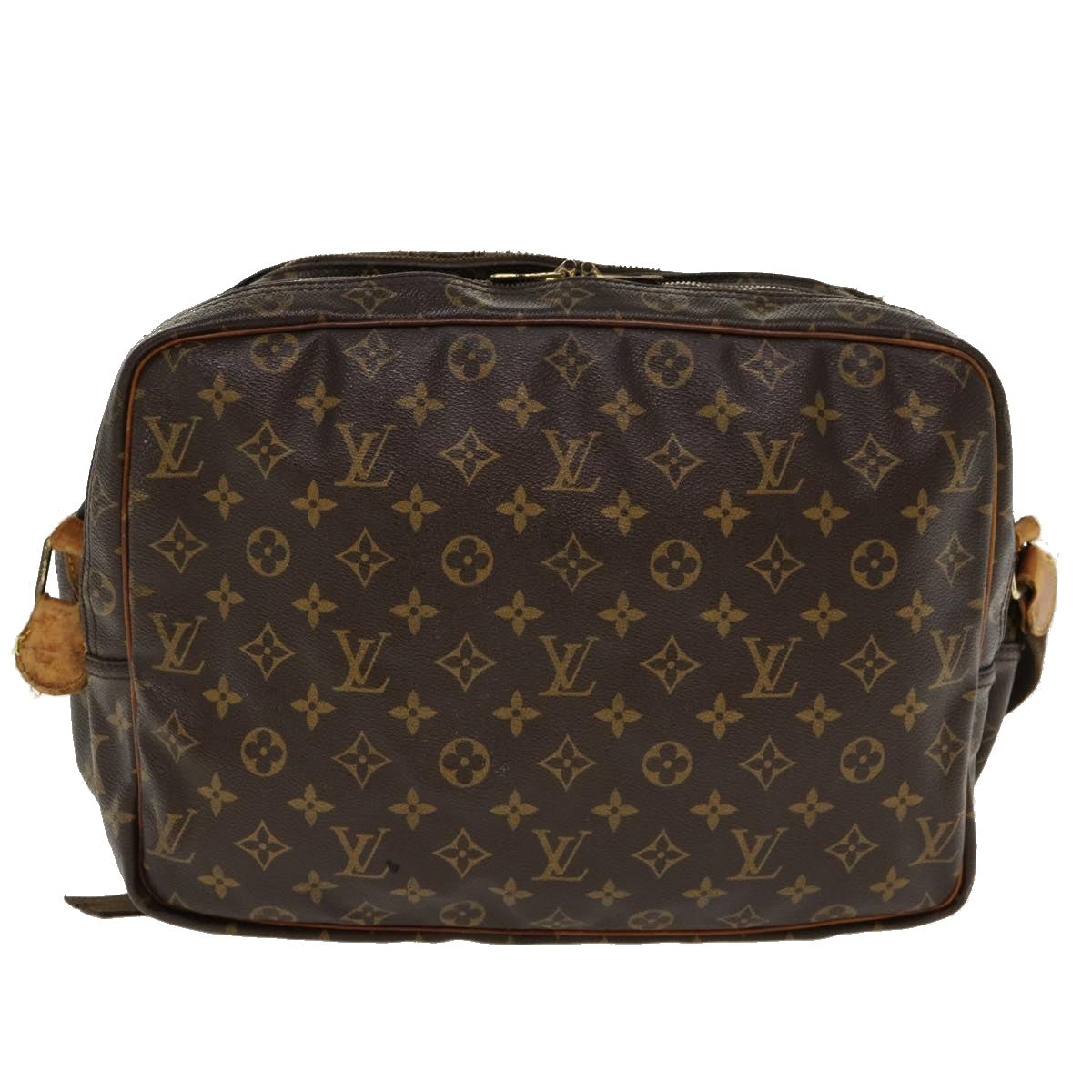 LOUIS VUITTON Monogram Reporter GM Shoulder Bag M45252 LV Auth bs3118