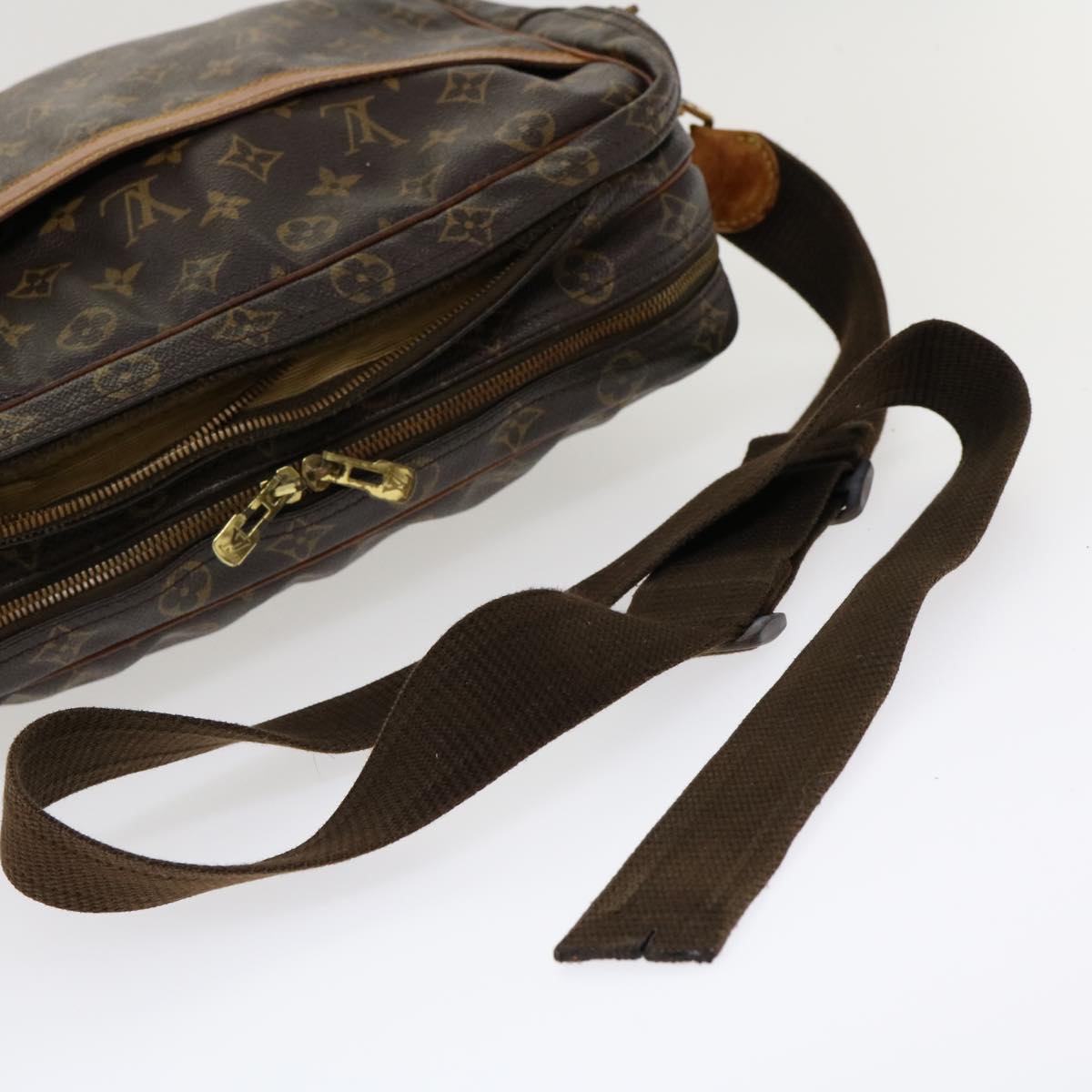 LOUIS VUITTON Monogram Reporter GM Shoulder Bag M45252 LV Auth bs3118