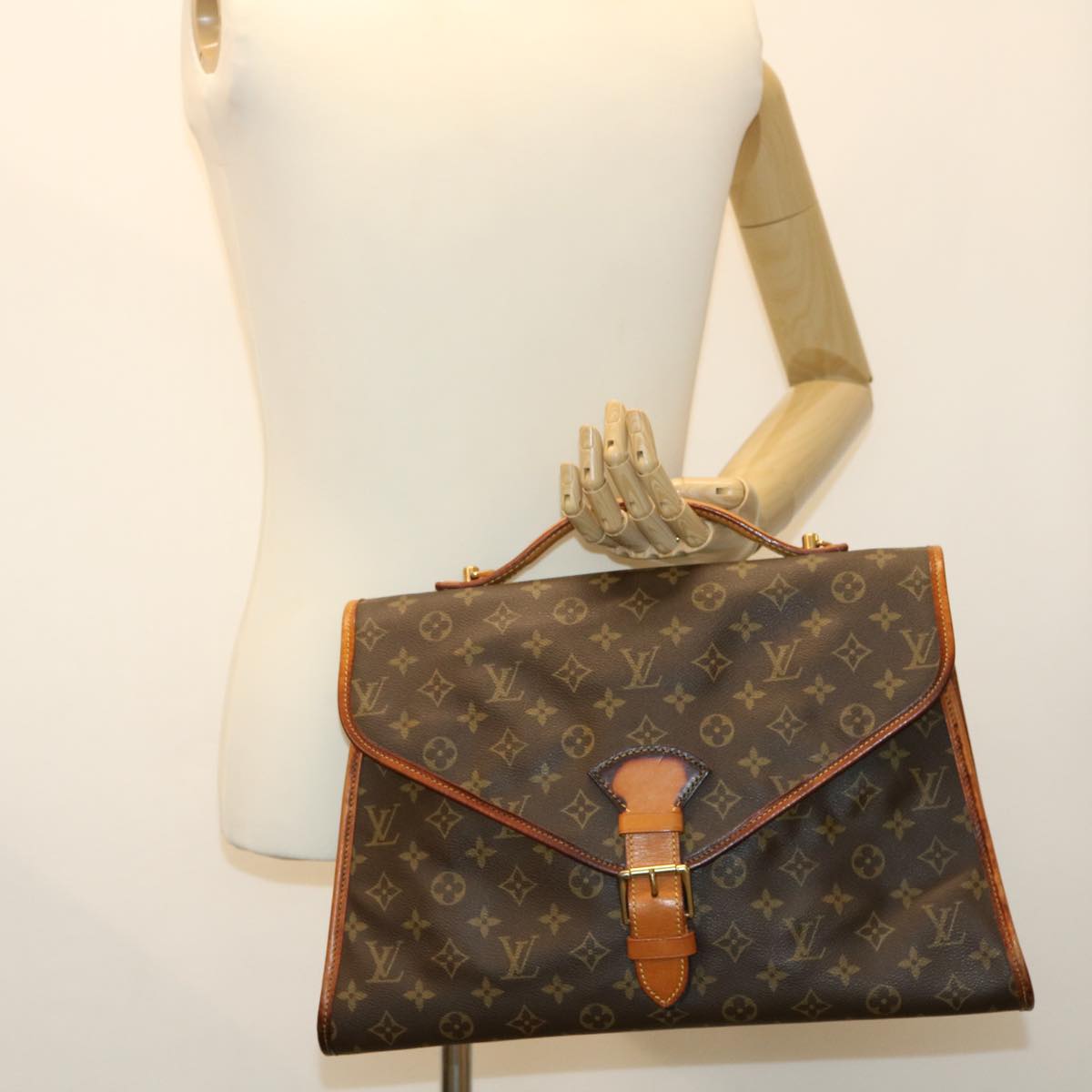 LOUIS VUITTON Monogram Beverly Hand Bag M51120 LV Auth bs3120