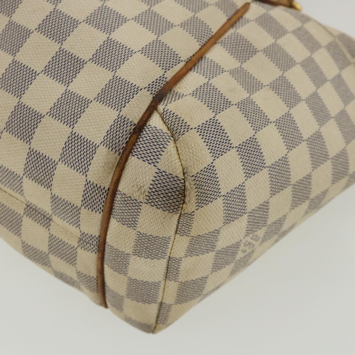 LOUIS VUITTON Damier Azur Totally PM Tote Bag N41280 LV Auth bs3190