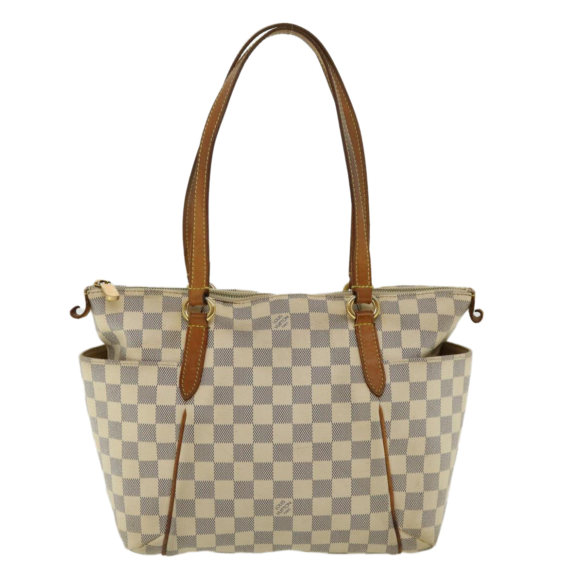 LOUIS VUITTON Damier Azur Totally PM Tote Bag N41280 LV Auth bs3190