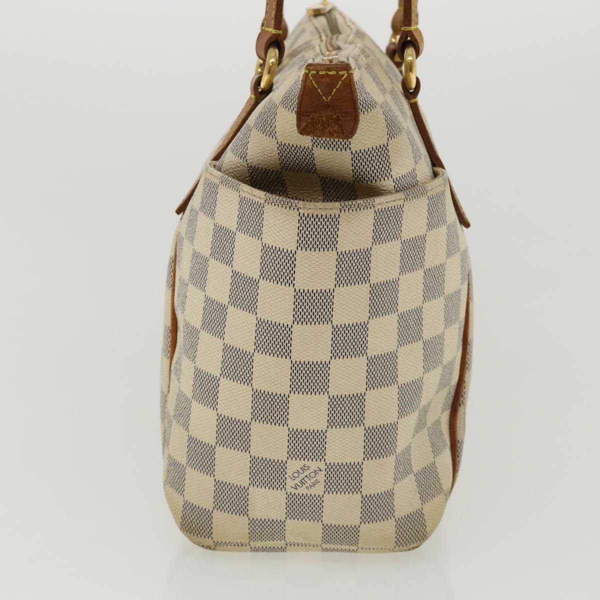 LOUIS VUITTON Damier Azur Totally PM Tote Bag N41280 LV Auth bs3190