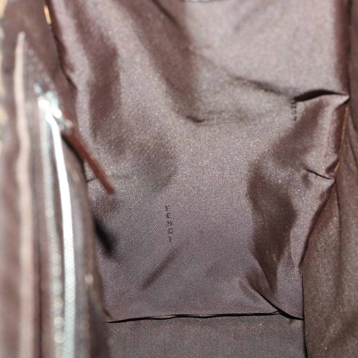 FENDI Zucca Canvas Tote Bag Brown Black Auth bs3224