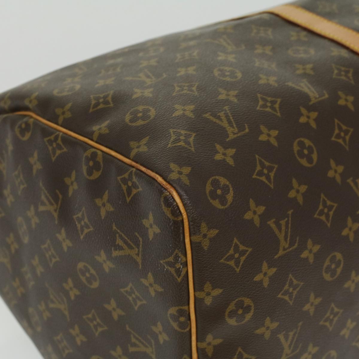 LOUIS VUITTON Monogram Keepall 60 Boston Bag M41422 LV Auth bs3258