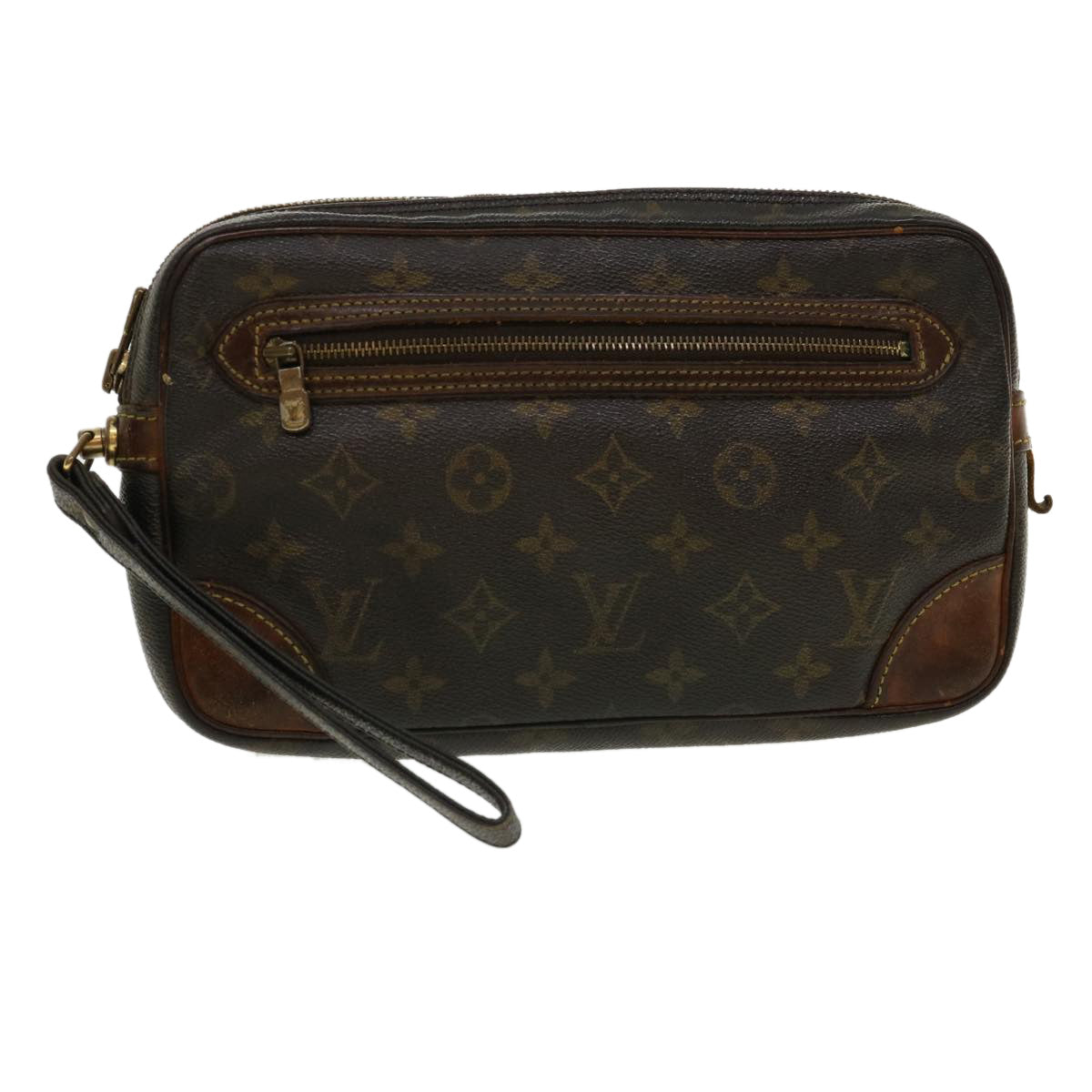 LOUIS VUITTON Monogram Marly Dragonne GM Clutch Bag M51825 LV Auth bs3273