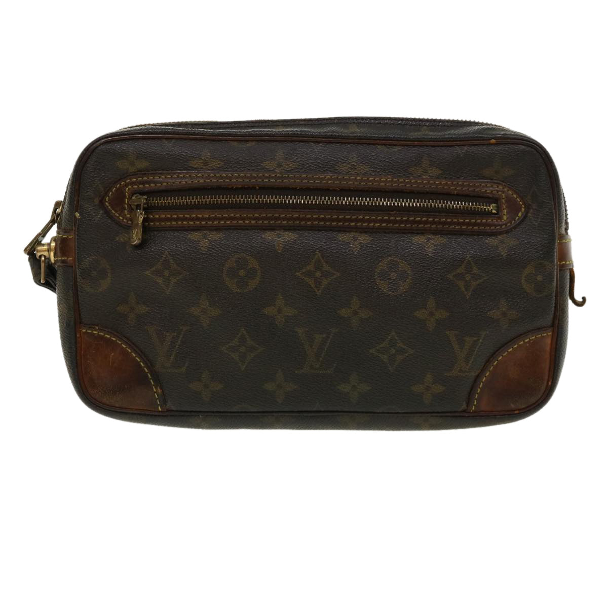 LOUIS VUITTON Monogram Marly Dragonne GM Clutch Bag M51825 LV Auth bs3273