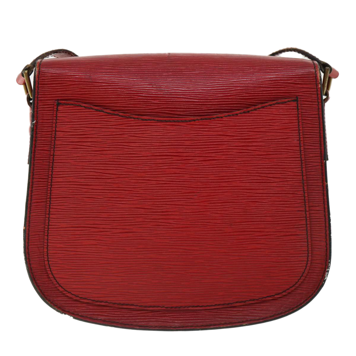 LOUIS VUITTON Epi Saint Cloud GM Shoulder Bag Red M52197 LV Auth bs3286 - 0