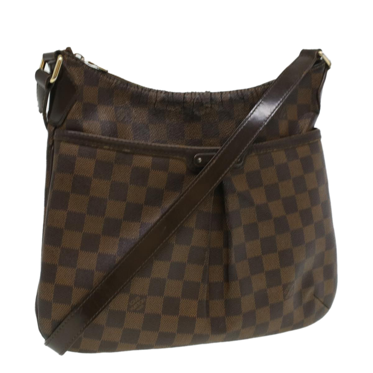 LOUIS VUITTON Damier Ebene Bloomsbury GM Shoulder Bag N42250 LV Auth bs3304