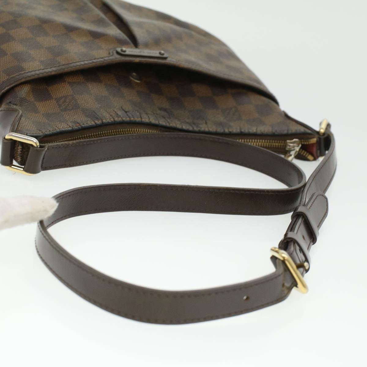 LOUIS VUITTON Damier Ebene Bloomsbury GM Shoulder Bag N42250 LV Auth bs3304