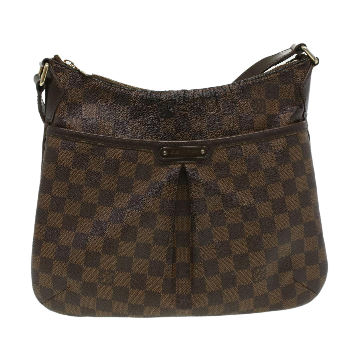 LOUIS VUITTON Damier Ebene Bloomsbury GM Shoulder Bag N42250 LV Auth bs3304