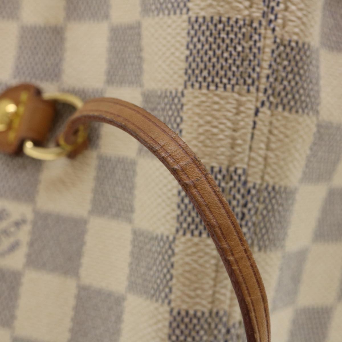 LOUIS VUITTON Damier Azur Neverfull MM Tote Bag N41605 LV Auth bs3414