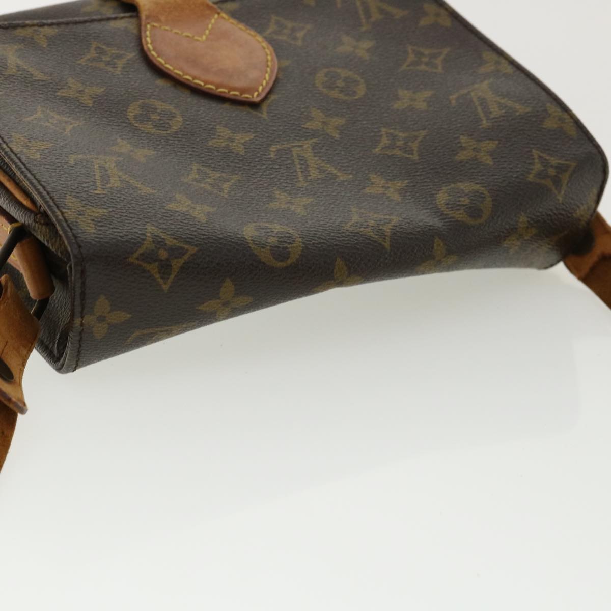 LOUIS VUITTON Monogram Cartouchiere MM Shoulder Bag M51253 LV Auth bs3423