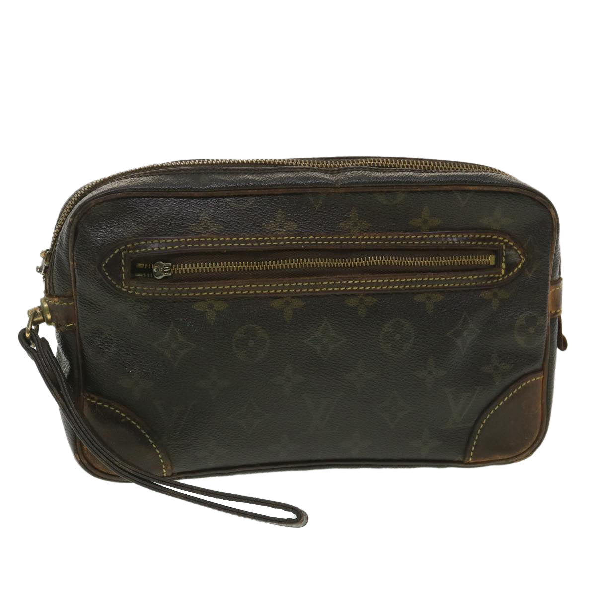 LOUIS VUITTON Monogram Marly Dragonne GM Clutch Bag M51825 LV Auth bs3428