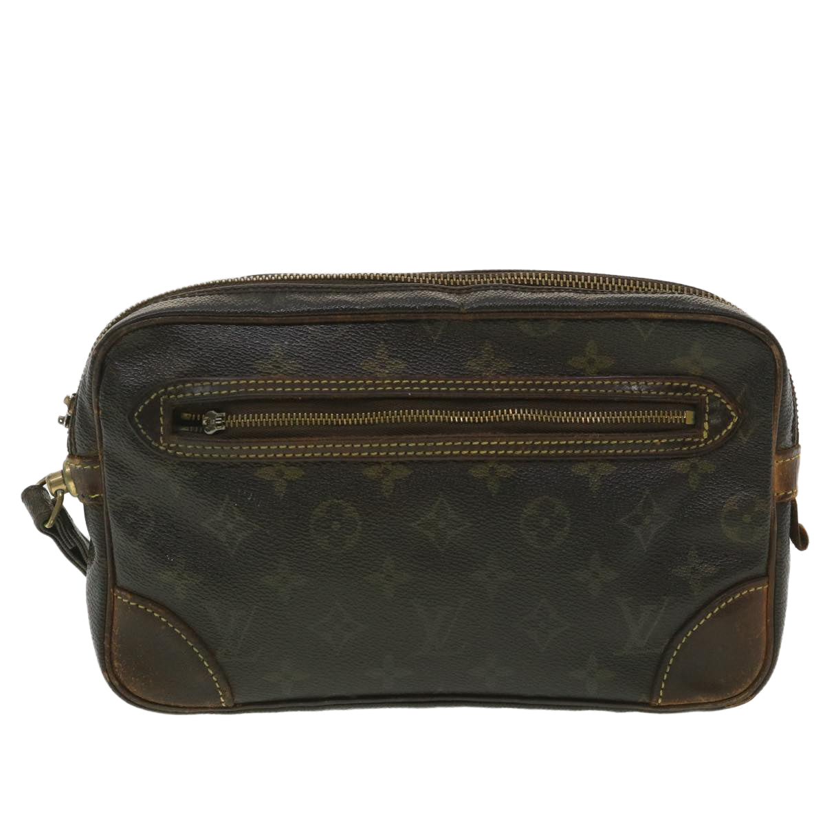 LOUIS VUITTON Monogram Marly Dragonne GM Clutch Bag M51825 LV Auth bs3428