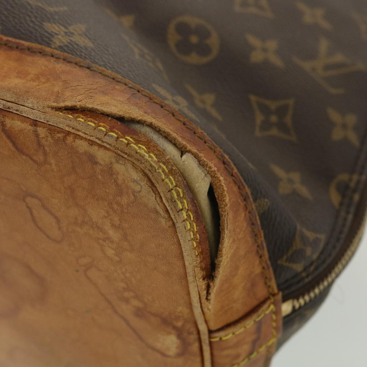 LOUIS VUITTON Monogram Alma Hand Bag M51130 LV Auth bs3442